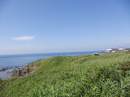 右に見えるのは不老ふ死温泉