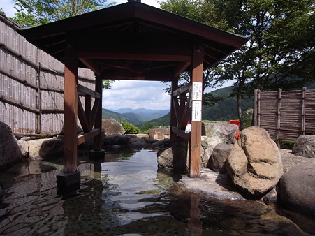 今庄365温泉 やすらぎ　露天風呂