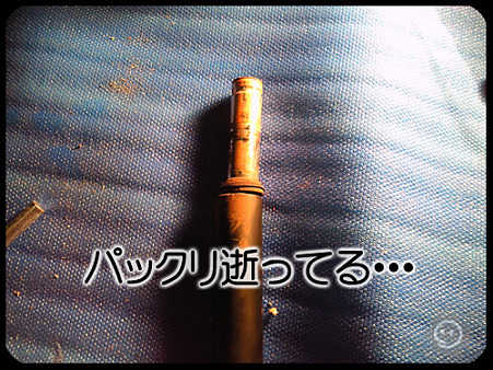 逝ったフロントフォーク