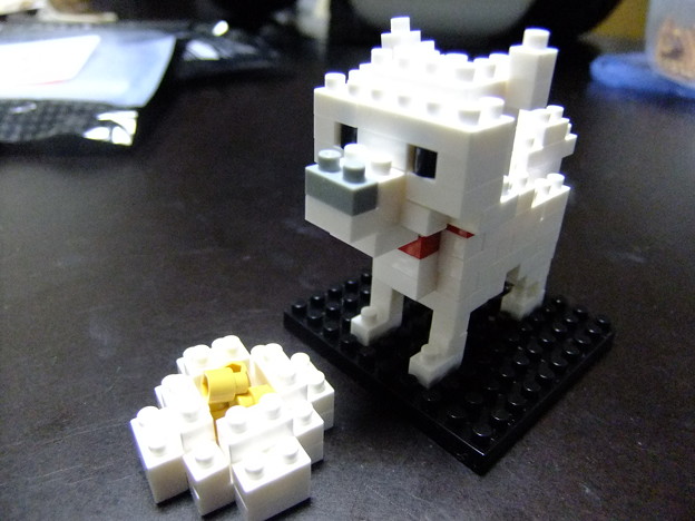 レゴで犬作った 専用キット 写真共有サイト フォト蔵