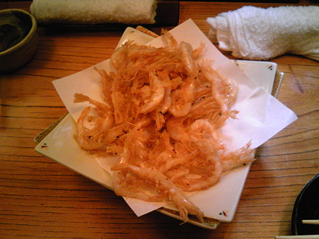 しろえびのから揚げ