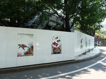 東京工業大学 エネルギー環境イノベーション棟 現場事務所 キャンパスギャラリー ヒーリングアート