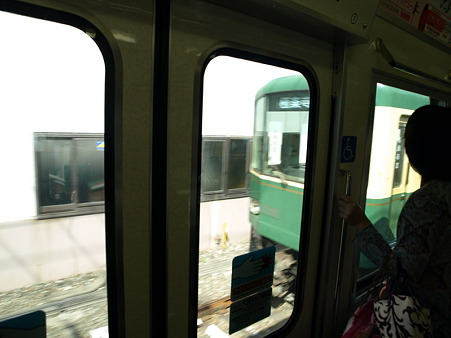 江ノ電車窓(稲村ヶ崎→極楽寺)