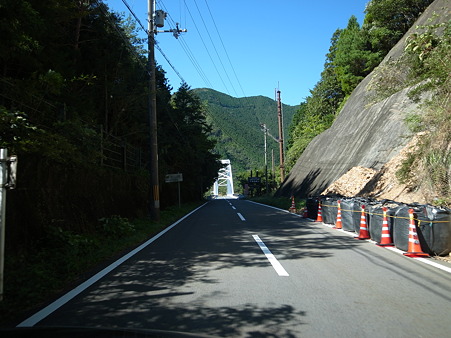 R169・池原貯水池崩落現場-2