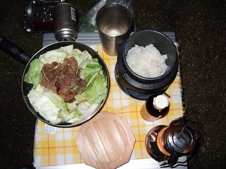 ジンギスカンと釜飯