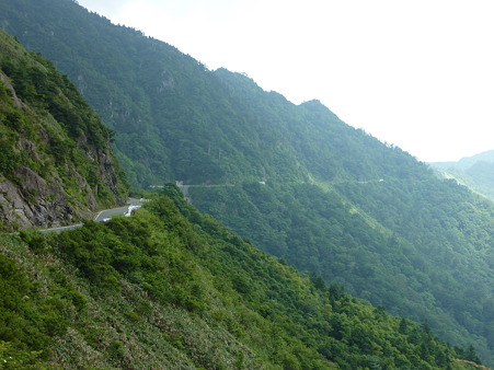瓶ヶ森林道